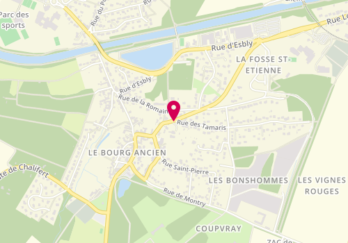 Plan de VAUBOIN Ludovic, 22 Bis Rue Saint Denis, 77450 Coupvray