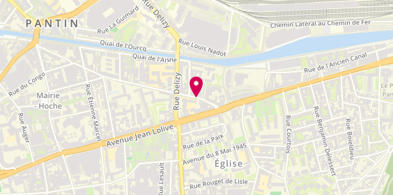 Plan de CASTILLE Julien, 73 Rue Victor Hugo, 93500 Pantin