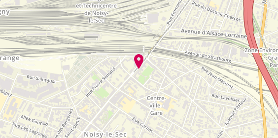 Plan de LEFEBVRE Nicolas, 108 Avenue Jean Jaures, 93130 Noisy-le-Sec