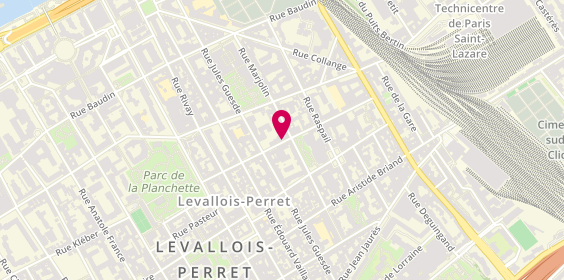 Plan de CHAPELLE Patrick, 23 Rue Camille Pelletan, 92300 Levallois-Perret