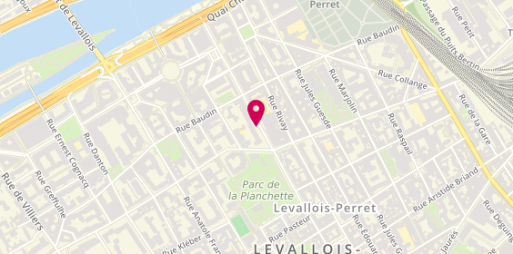 Plan de REITELLI Daphné, 119 Rue du Président Wilson, 92300 Levallois-Perret