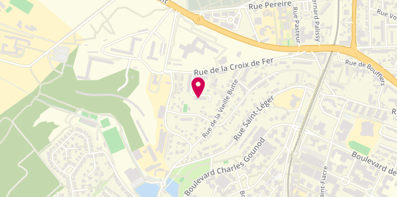 Plan de DEROUEN Julie, 35 Rue de la Croix de Fer, 78100 Saint-Germain-en-Laye