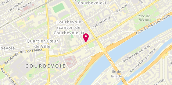 Plan de FOURMAULT Charlotte, 67 Boulevard Saint Denis, 92400 Courbevoie
