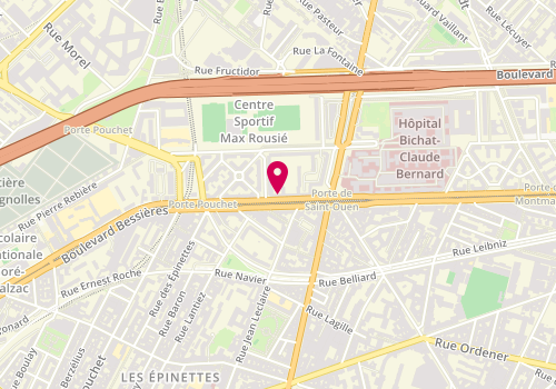 Plan de SULMAN Perle, 18 Boulevard Bessières, 75017 Paris