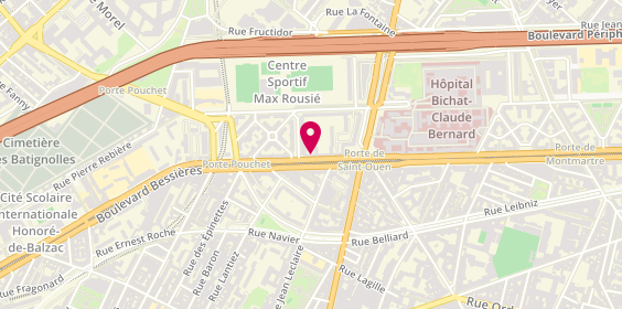 Plan de DERHY Joseph, 18 Boulevard Bessieres, 75017 Paris