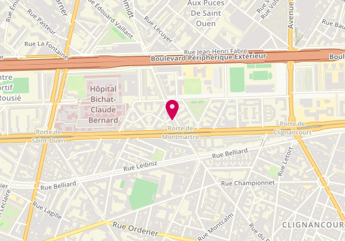 Plan de FIRCA Félicia, 5 Avenue de la Porte de Montmartre, 75018 Paris