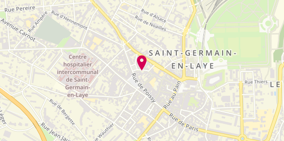 Plan de AMATA Céline, 14 Rue du Docteur Timsit, 78100 Saint-Germain-en-Laye