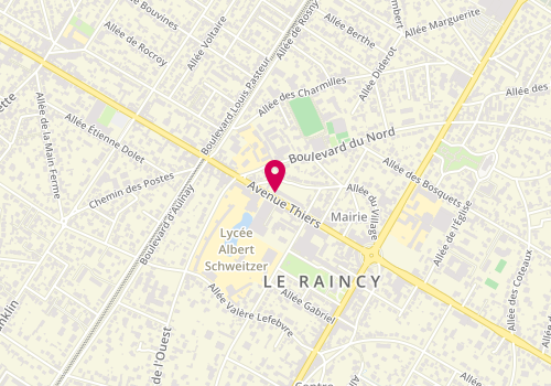 Plan de GLEIZES Nicolas, 17 Avenue Thiers, 93340 Le Raincy