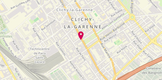 Plan de ROZAS ARBEAU Salomé, 63 Boulevard Jean Jaures, 92110 Clichy
