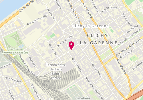 Plan de ZENNOU Francis, 44 Bis Rue de Neuilly, 92110 Clichy