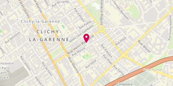 Plan de LOPES Karine, 2 Rue Gaston Paymal, 92110 Clichy