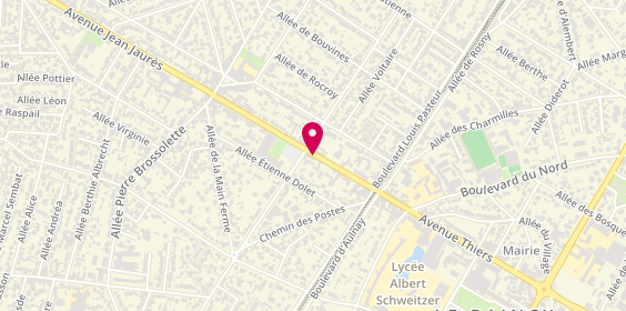 Plan de EL MOHEB Mohamad, 148 Avenue Jean Jaurès, 93320 Les Pavillons-sous-Bois