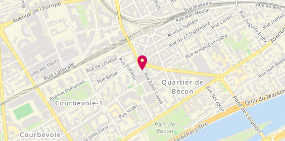 Plan de AUTHER FUND Bénédicte, 33 Rue Edith Cavell, 92400 Courbevoie