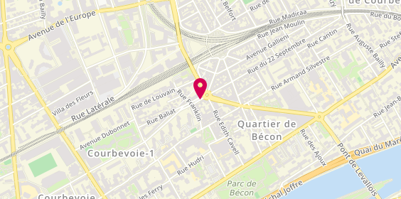 Plan de BOHBOT Yoram, 60 Boulevard de la Paix, 92400 Courbevoie