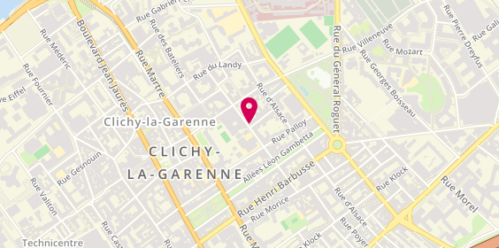 Plan de ATTIA MAMANE AURORE, 1 Rue du Pere Talvas, 92110 Clichy