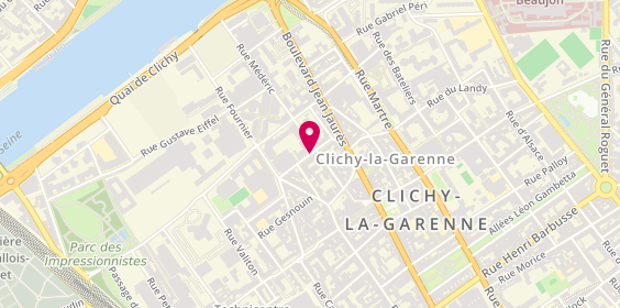 Plan de ARICHE Véronique, 43 Bis Rue de l'Avenir, 92110 Clichy