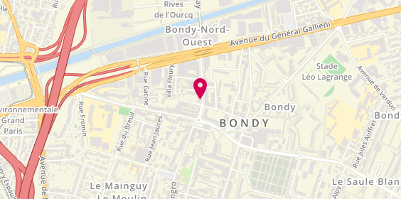 Plan de POP Diana, 22 Rue Auguste Polissard, 93140 Bondy