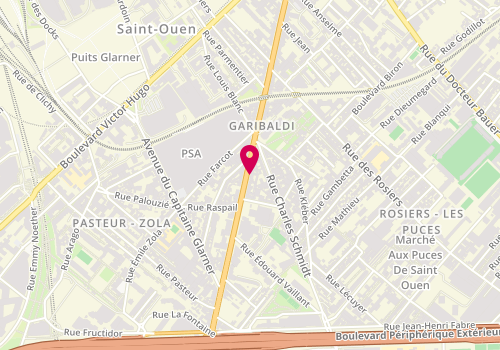 Plan de MAMAN Arlette, 77 Avenue Gabriel Péri, 93400 Saint-Ouen-sur-Seine