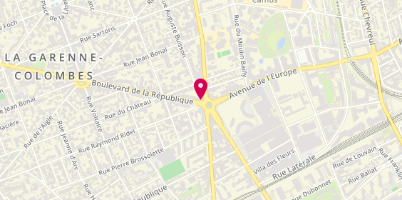 Plan de GIAOUI Philippe, 2 Boulevard de la Republique, 92250 La Garenne-Colombes