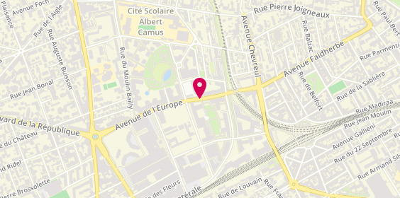 Plan de BENICHOU HADIDA Laurence, 4 Rue du Moulin Massé, 92270 Bois-Colombes