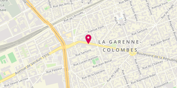 Plan de DE GRAER Ludovic, 73 Boulevard de la Republique, 92250 La Garenne-Colombes