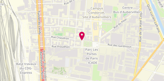 Plan de LELLOUCHE Yoni, 29 Rue Proudhon, 93200 Saint-Denis