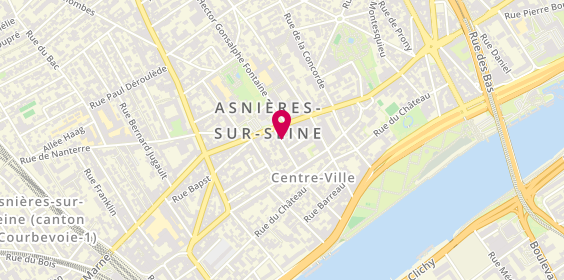 Plan de MERCIER Jean Philippe, 10 Rue Sadi Carnot, 92600 Asnières-sur-Seine