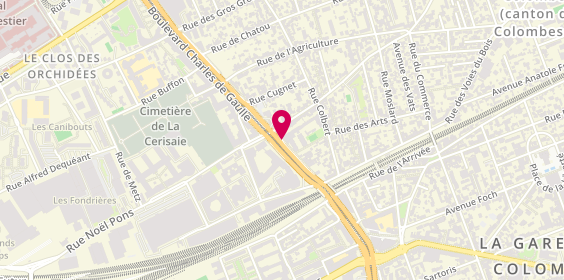Plan de LLANOS Natasha, 48 Boulevard Charles de Gaulle, 92700 Colombes