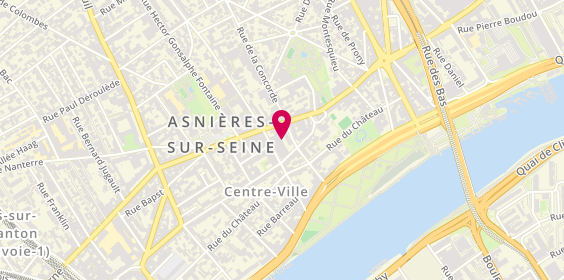 Plan de YOUNES Dalila, 16 Place des Victoires, 92600 Asnières-sur-Seine