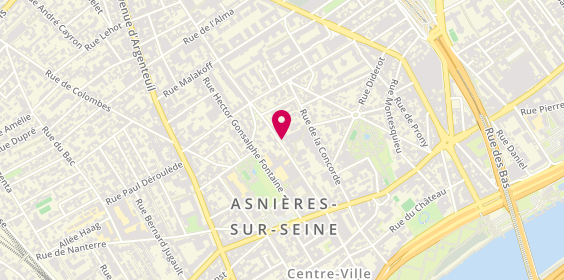 Plan de FAURENNES Chloé, 18 Bis Rue du Révérend Pere C Gilbert, 92600 Asnières-sur-Seine