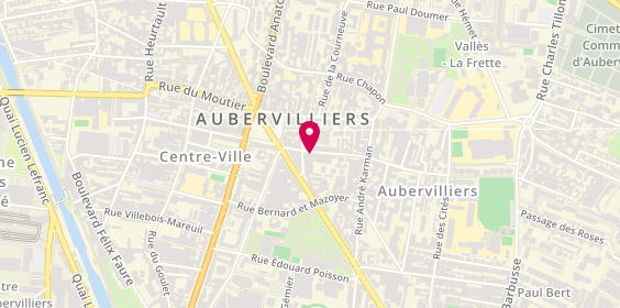Plan de MAAREK Anaëlle, 6 Rue Achille Domart, 93300 Aubervilliers
