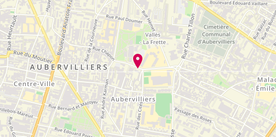 Plan de BISMUTH Mikaël, 26 Rue Leopold Réchossière, 93300 Aubervilliers