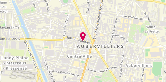 Plan de BIBAS Yaël, 44 Rue du Moutier, 93300 Aubervilliers