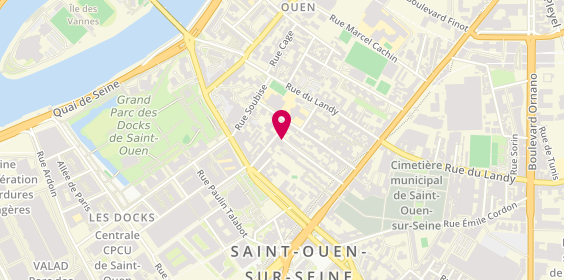 Plan de SAMAMA TOUBIANA Sophie, 2 Bis Rue Amilcar Cipriani, 93400 Saint-Ouen-sur-Seine