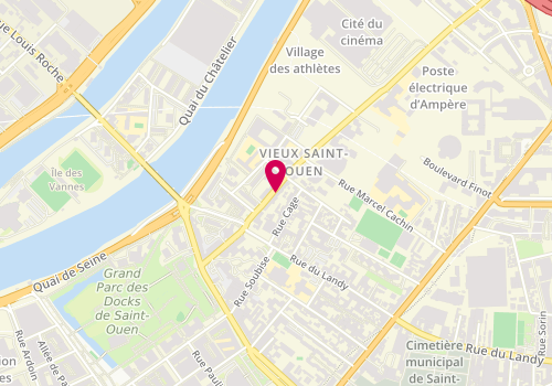 Plan de EL ATRACHE Joseph, 56 Rue Saint Denis, 93406 Saint-Ouen-sur-Seine