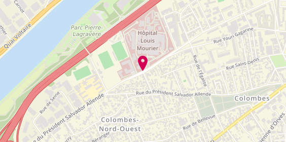 Plan de ISSA Abira, 178 Rue des Renouilliers, 92701 Colombes