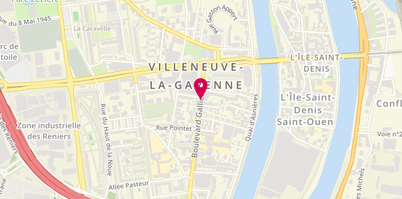 Plan de SADOUN Ari, 198 Boulevard Galliéni, 92390 Villeneuve-la-Garenne