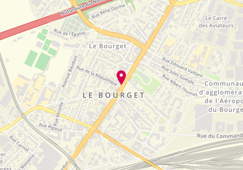 Plan de MORALI Viviane, 46 Avenue de la Division Leclerc, 93350 Le Bourget