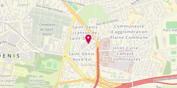 Plan de MOGOS Claudia, 85 Rue de Strasbourg, 93200 Saint-Denis