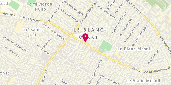 Plan de ACHER Déborah, 15 Avenue de la Republique, 93150 Le Blanc-Mesnil