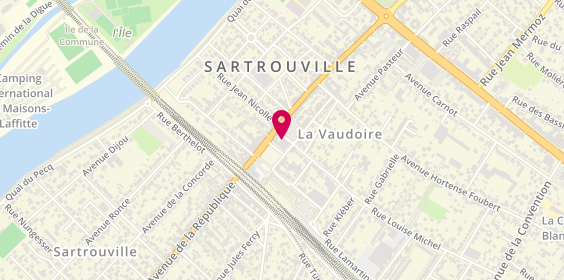 Plan de JOLY Frédérique, 71 Rue Jean Jaurès, 78500 Sartrouville