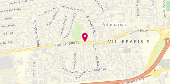 Plan de LEVILLAIN-PLOMMET Véronique, 52 Rue Jean Jaurès, 77270 Villeparisis