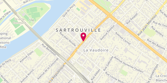Plan de VISSEQ DE LA PRADE Georges, 57 Avenue de Jean Jaurès, 78500 Sartrouville