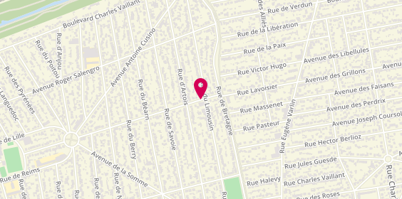 Plan de El Achkar Boulos, 152 Avenue Albert Sarraut, 93290 Tremblay-en-France