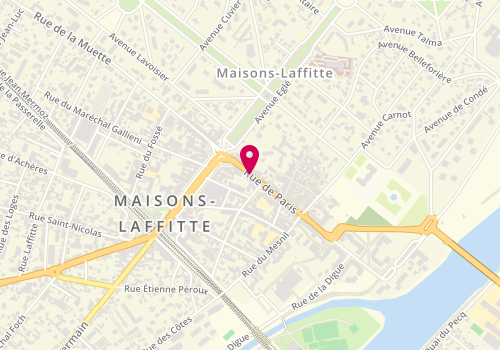 Plan de KEITA Jérôme, 75 Rue de Paris, 78600 Maisons-Laffitte