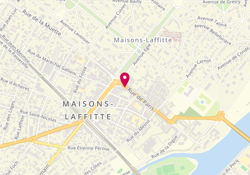 Plan de LÉVY Naomie, 81 Rue de Paris, 78600 Maisons-Laffitte