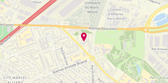 Plan de SADROUDINE Zahra, 1 Rue Manet, 93150 Le Blanc-Mesnil