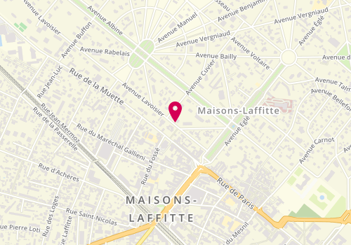 Plan de ROCHER Philippe, 12 Avenue Lavoisier, 78600 Maisons-Laffitte