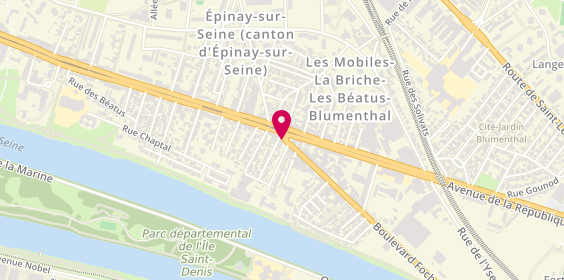 Plan de DE CASTRO Filipe, 63 Boulevard Foch, 93800 Épinay-sur-Seine