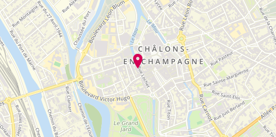 Plan de OGET EVIN Diane, 4 Rue Lochet, 51000 Châlons-en-Champagne